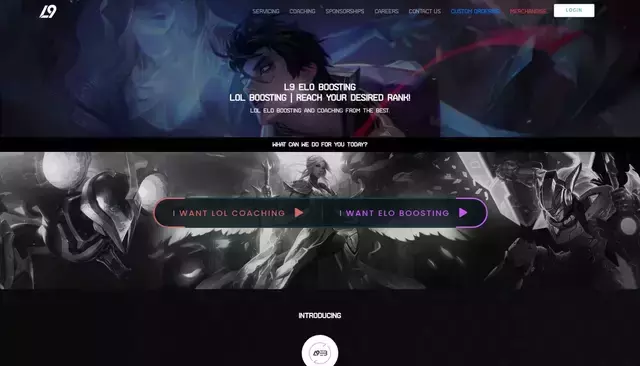l9eloboosting.com homepage screenshot