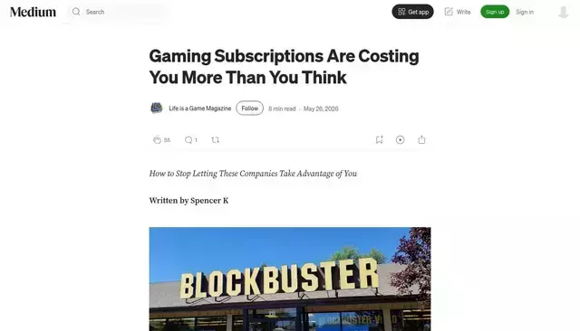 medium.com homepage screenshot