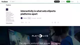Medium Interactivity is what sets eSports platforms apart | by Play2Live | Play2Live | Medium