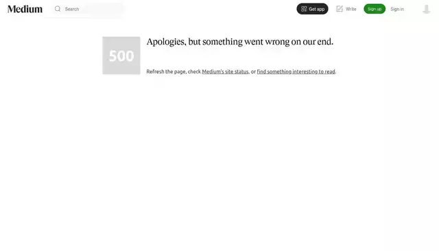 medium.com homepage screenshot