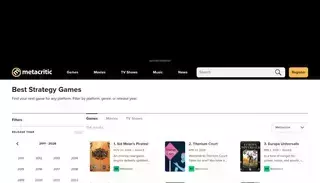 Metacritic Best Strategy Games - Metacritic