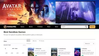 Metacritic Best Sandbox Games - Metacritic