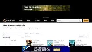 Metacritic Best Games on Mobile - Metacritic