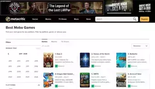 Metacritic Best Moba Games - Metacritic