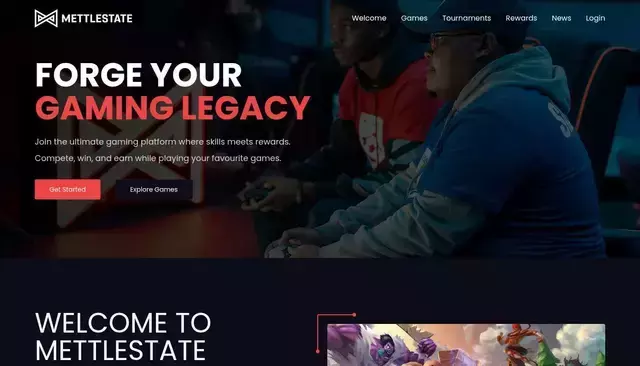 mettlestate.com homepage screenshot