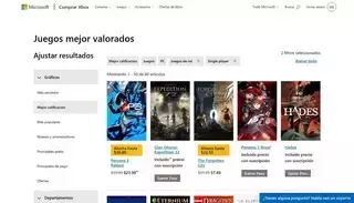 Microsoft Juegos mejor valorados | Microsoft Store