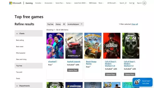 microsoft.com homepage screenshot