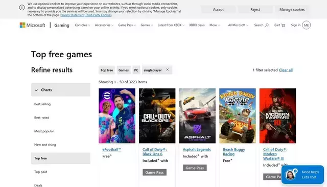 microsoft.com homepage screenshot