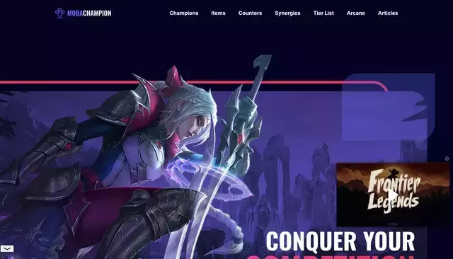 mobachampion.com homepage screenshot