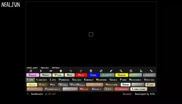 neal.fun homepage screenshot