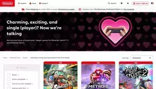 Nintendo Single-player games for Nintendo Switch 2 and Nintendo Switch
