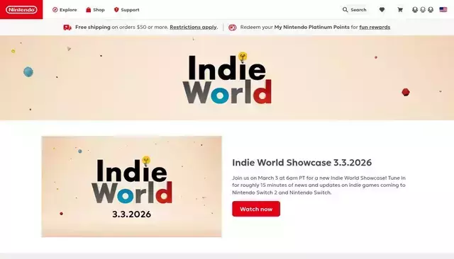nintendo.com homepage screenshot