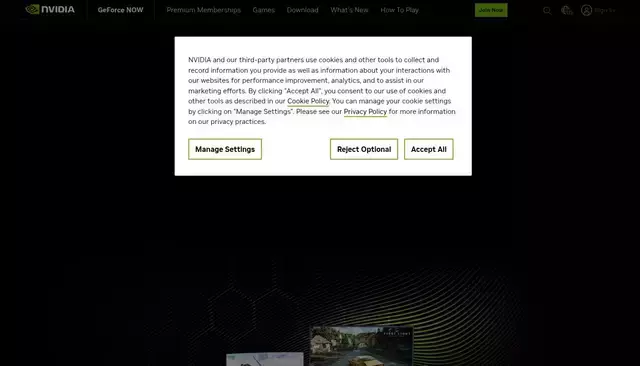 nvidia.com homepage screenshot