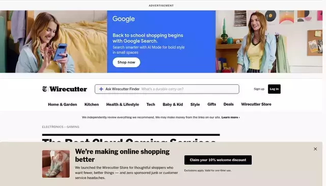 nytimes.com homepage screenshot