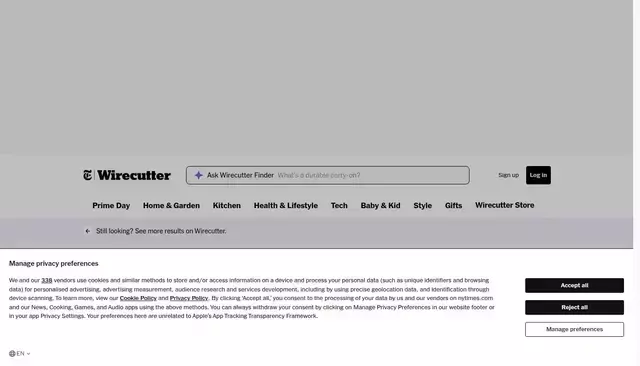 nytimes.com homepage screenshot