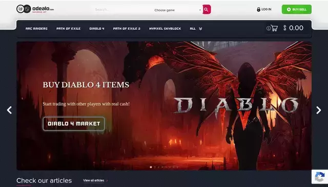 odealo.com homepage screenshot