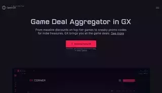 Opera Game Deal Aggregator in GX | Real discounts, no hunting | Opera GX