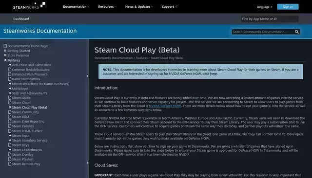 partner.steamgames.com homepage screenshot