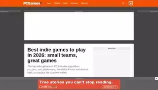Pc Games N Best indie games to play in 2026: small teams, great games - PCGamesN
