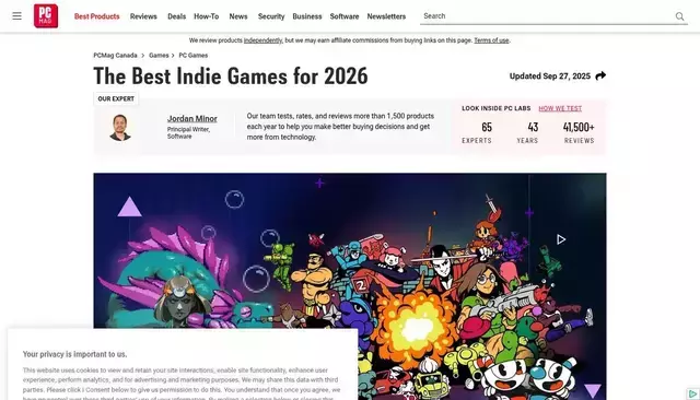 pcmag.com homepage screenshot