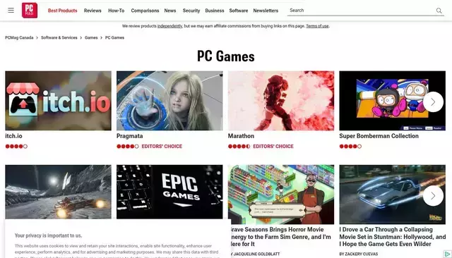 pcmag.com homepage screenshot