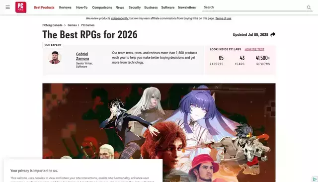 pcmag.com homepage screenshot