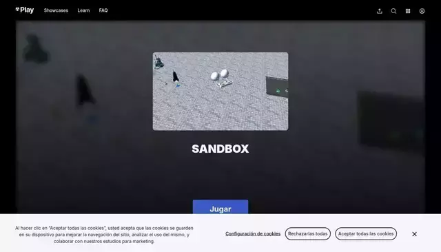 play.unity.com homepage screenshot