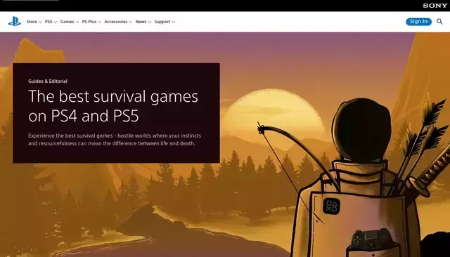 playstation.com homepage screenshot