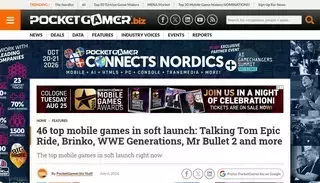 Pocket Gamer 46 top mobile games in soft launch: Talking Tom Epic Ride, Brinko, WWE Generations, Mr Bullet 2 and more | PocketGamer.biz
