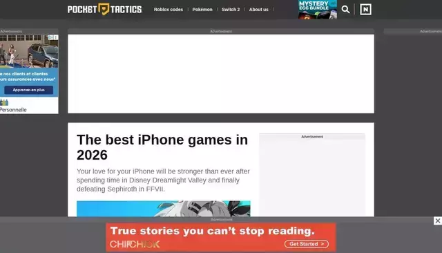 pockettactics.com homepage screenshot