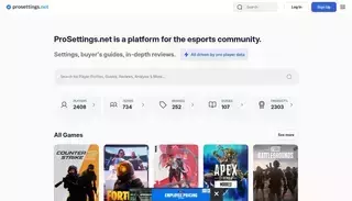 Pro Settings ProSettings.net - The Best Settings and Setups in Esports