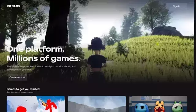 roblox.com homepage screenshot