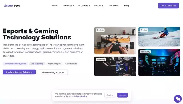 robustdevs.co homepage screenshot