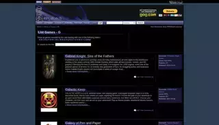 Rpg Watch RPGWatch:List Games - G @ RPGWatch