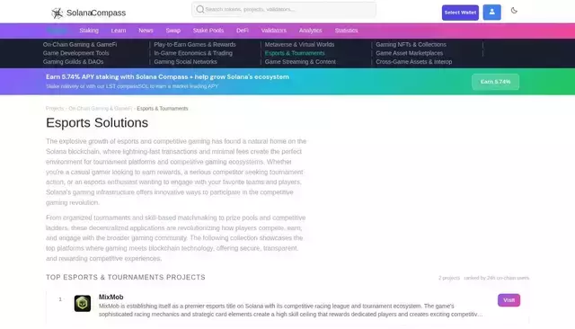 solanacompass.com homepage screenshot