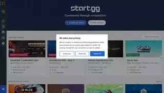 Start start.gg | Community through competition
