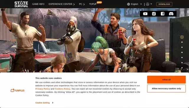 stateofsurvival.game homepage screenshot
