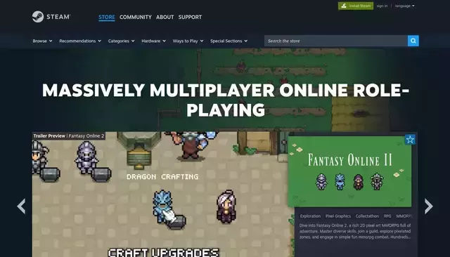 store.steampowered.com homepage screenshot