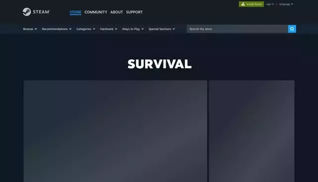 store.steampowered.com homepage screenshot