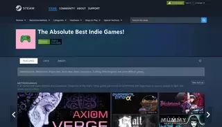 Steam Powered Steam Curator: The Absolute Best Indie Games!