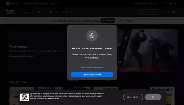 store.ubisoft.com homepage screenshot