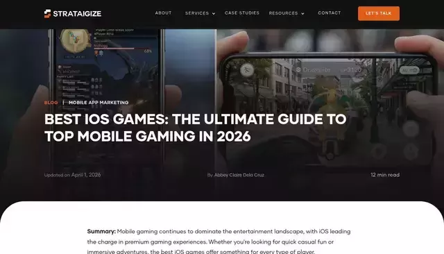 strataigize.com homepage screenshot