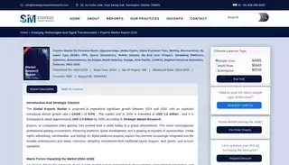 Strategic Market Research Esports Market Report: Expert-Written Insights, No AI Noise