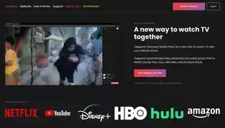 Tele Party Teleparty | Watch together on Netflix, Youtube, HBO Max + more
