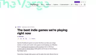 The Verge The best indie games we’re playing right now | The Verge