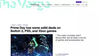 The Verge The best Prime Day gaming deals | The Verge