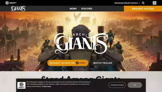 ubisoft.com homepage screenshot