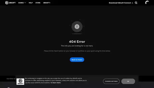 ubisoft.com homepage screenshot