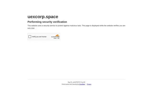 uexcorp.space homepage screenshot