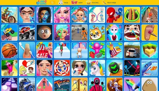 ufreegames.com homepage screenshot